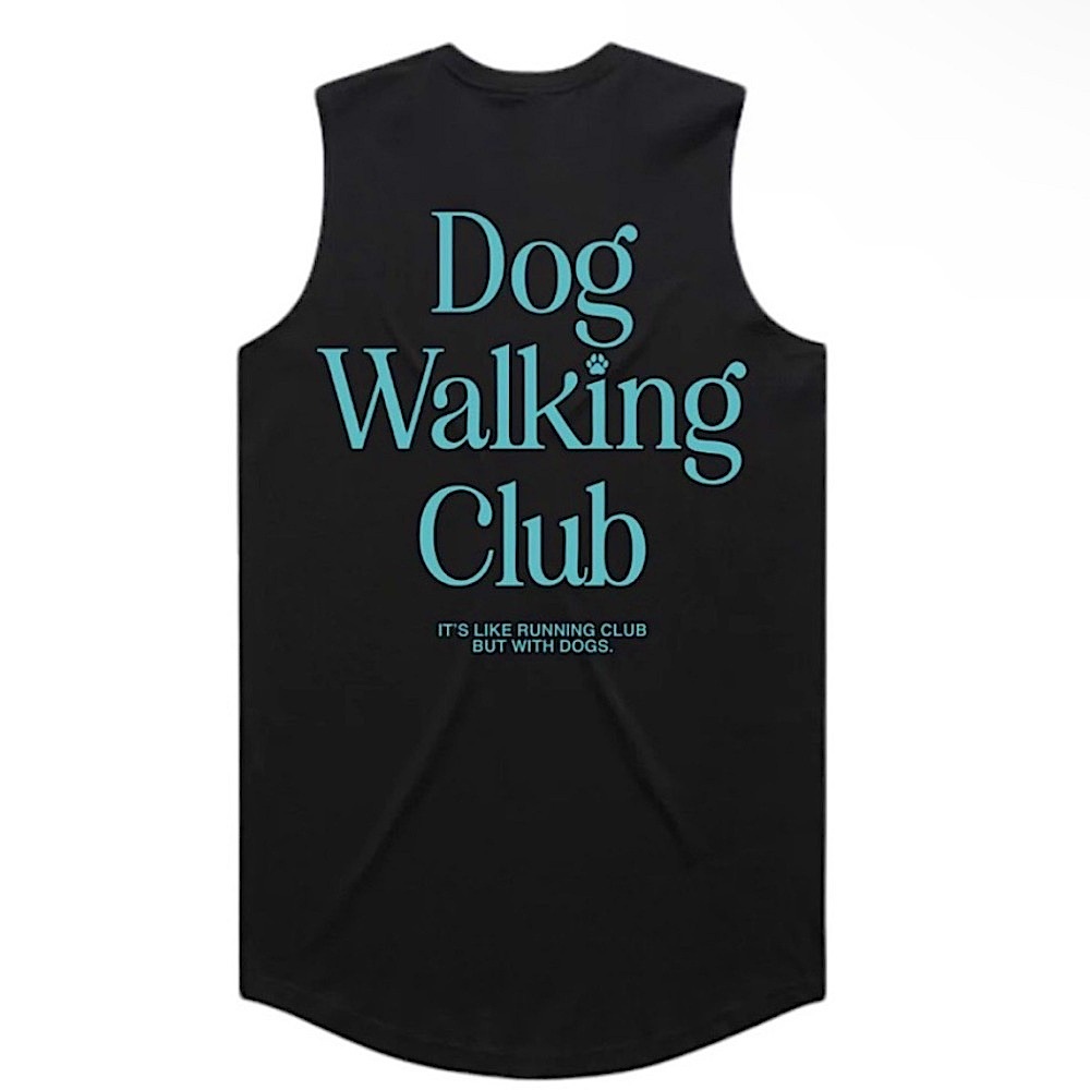 New Dog Walking Club Sleeveless Tank Top by Puppies Make Me Happy